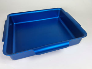 Blue 14 1/2 x 12 x 2 1/2 inch Deep Oven Roasting Dish